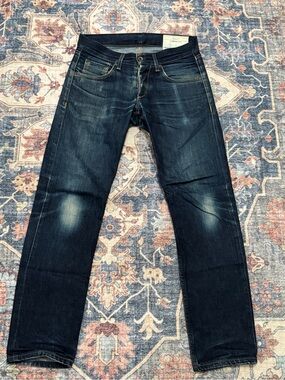 Rag & Bone Men's Fit 2 Dark Indigo Straight Jeans